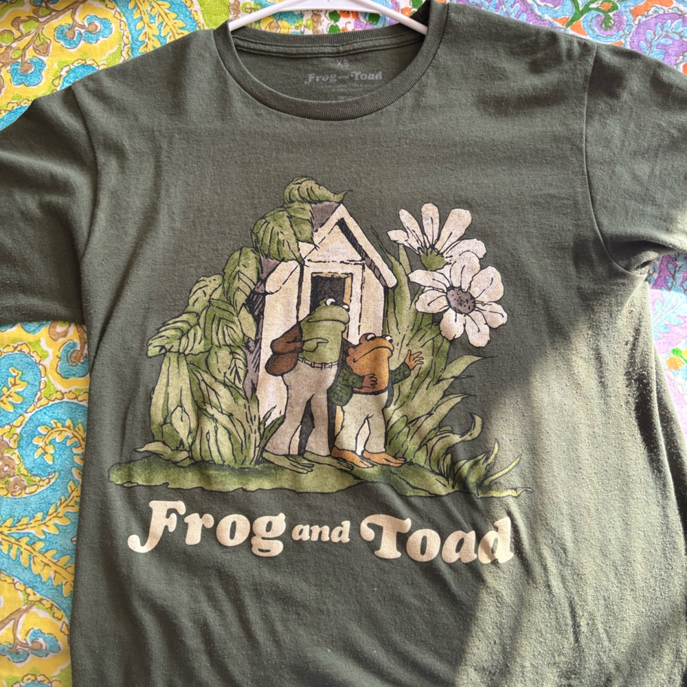 Frog and Toad Green Short Sleeve Tee